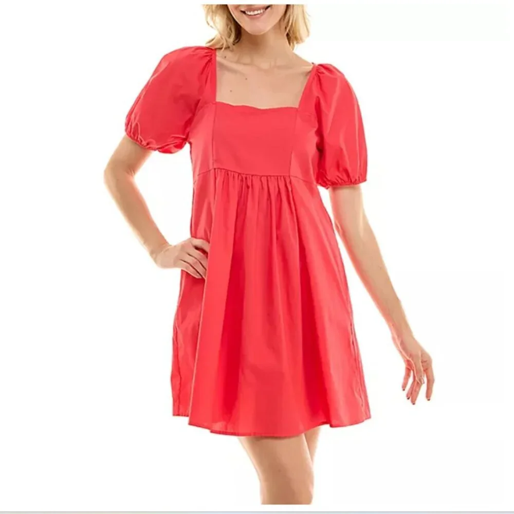 Draper James Puff Sleeve Dress - Picture 1 of 8